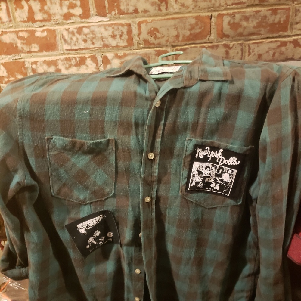 Vintage Mod/Punk Flannel Size XL